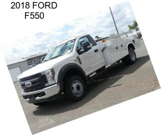 2018 FORD F550