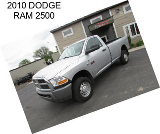 2010 DODGE RAM 2500