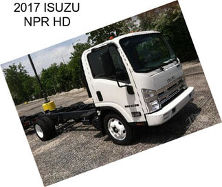 2017 ISUZU NPR HD