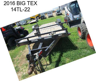 2016 BIG TEX 14TL-22