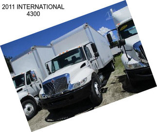 2011 INTERNATIONAL 4300