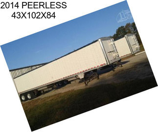 2014 PEERLESS 43X102X84