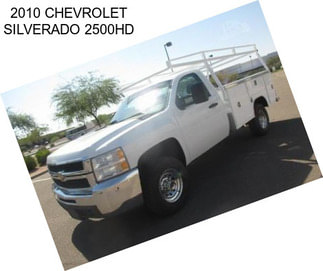 2010 CHEVROLET SILVERADO 2500HD