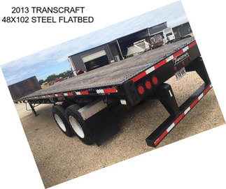 2013 TRANSCRAFT 48X102 STEEL FLATBED