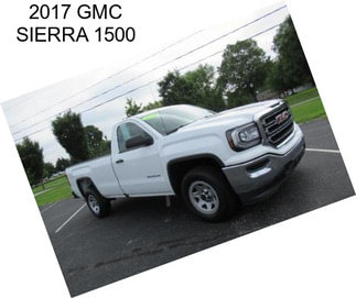 2017 GMC SIERRA 1500