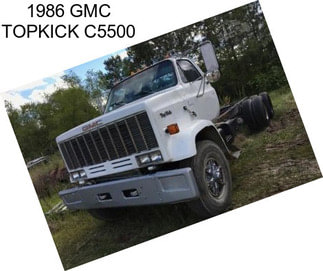 1986 GMC TOPKICK C5500