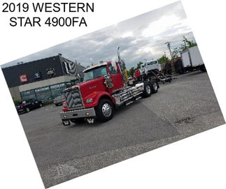 2019 WESTERN STAR 4900FA