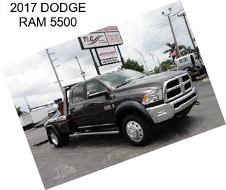 2017 DODGE RAM 5500