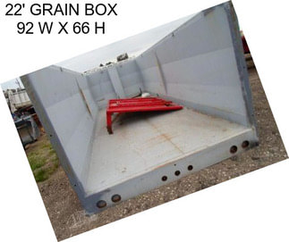 22\' GRAIN BOX 92\