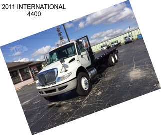 2011 INTERNATIONAL 4400