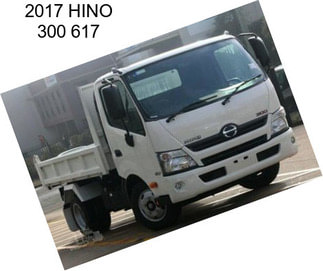 2017 HINO 300 617