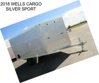 2018 WELLS CARGO SILVER SPORT