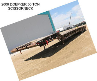 2006 DOEPKER 50 TON SCISSORNECK