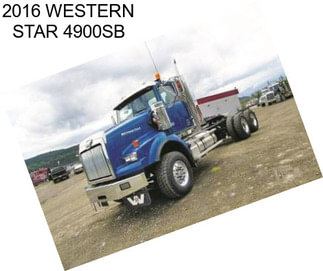 2016 WESTERN STAR 4900SB
