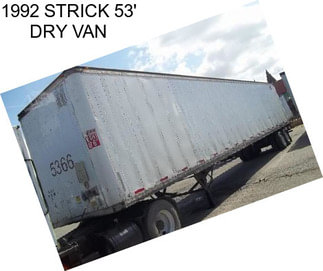 1992 STRICK 53\' DRY VAN