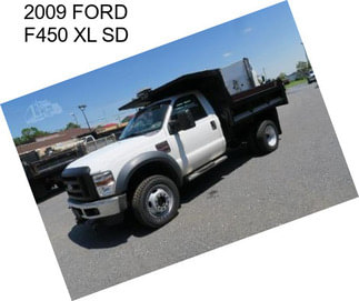 2009 FORD F450 XL SD