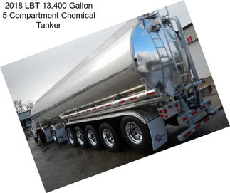 2018 LBT 13,400 Gallon 5 Compartment Chemical Tanker