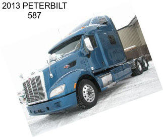 2013 PETERBILT 587