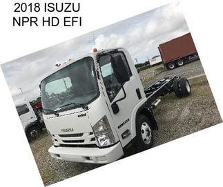 2018 ISUZU NPR HD EFI