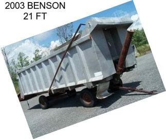 2003 BENSON 21 FT