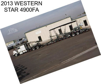 2013 WESTERN STAR 4900FA