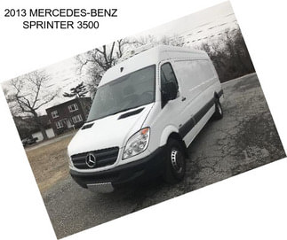 2013 MERCEDES-BENZ SPRINTER 3500