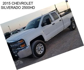 2015 CHEVROLET SILVERADO 2500HD