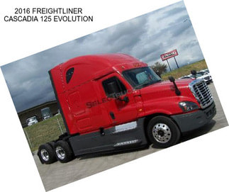 2016 FREIGHTLINER CASCADIA 125 EVOLUTION