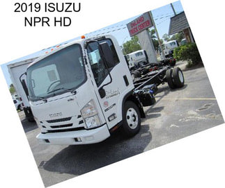 2019 ISUZU NPR HD