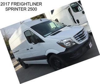 2017 FREIGHTLINER SPRINTER 2500