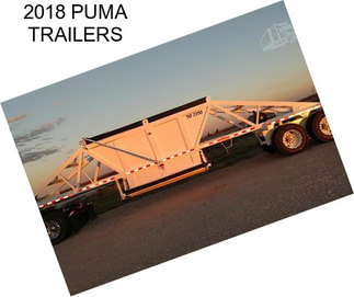 2018 PUMA TRAILERS