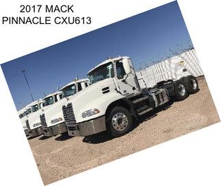 2017 MACK PINNACLE CXU613