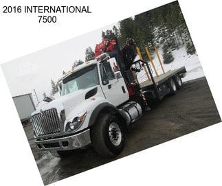 2016 INTERNATIONAL 7500