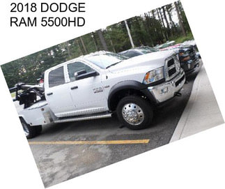 2018 DODGE RAM 5500HD