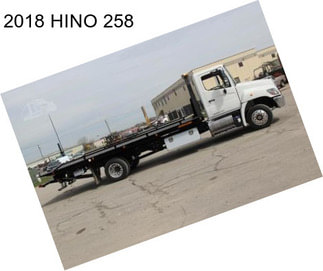 2018 HINO 258