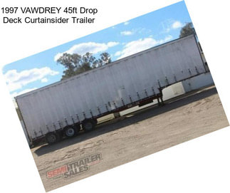 1997 VAWDREY 45ft Drop Deck Curtainsider Trailer