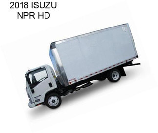 2018 ISUZU NPR HD