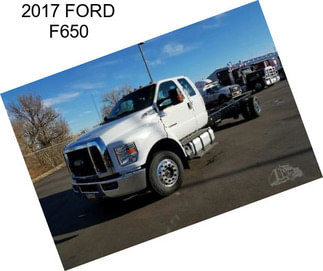 2017 FORD F650