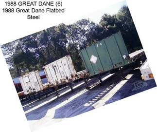 1988 GREAT DANE (6) 1988 Great Dane Flatbed Steel