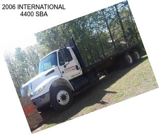 2006 INTERNATIONAL 4400 SBA