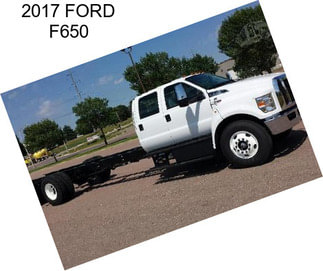 2017 FORD F650