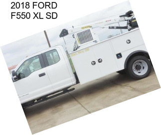 2018 FORD F550 XL SD