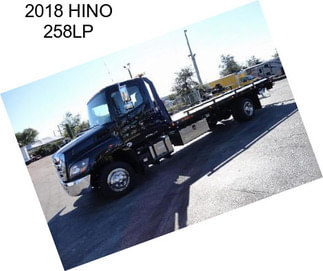 2018 HINO 258LP