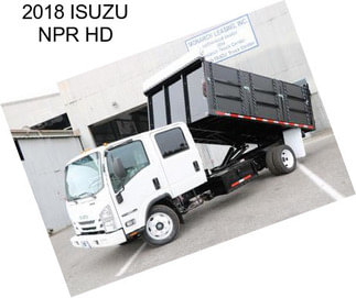 2018 ISUZU NPR HD