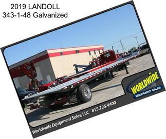 2019 LANDOLL 343-1-48 Galvanized