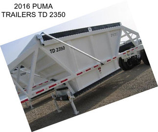 2016 PUMA TRAILERS TD 2350