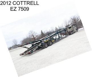 2012 COTTRELL EZ 7509