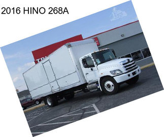 2016 HINO 268A