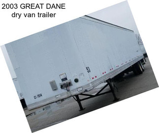 2003 GREAT DANE dry van trailer