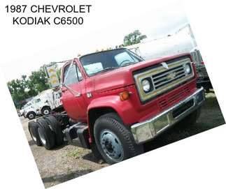 1987 CHEVROLET KODIAK C6500